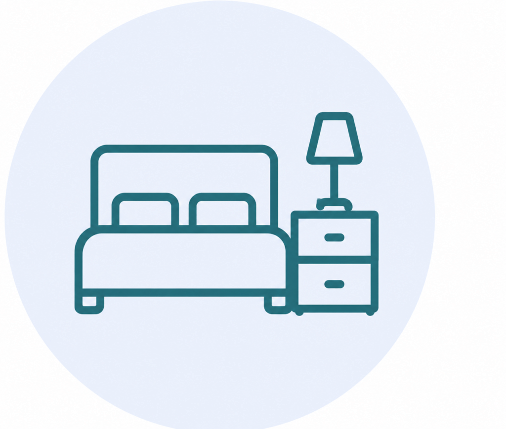 Bedrooms & Living Areas