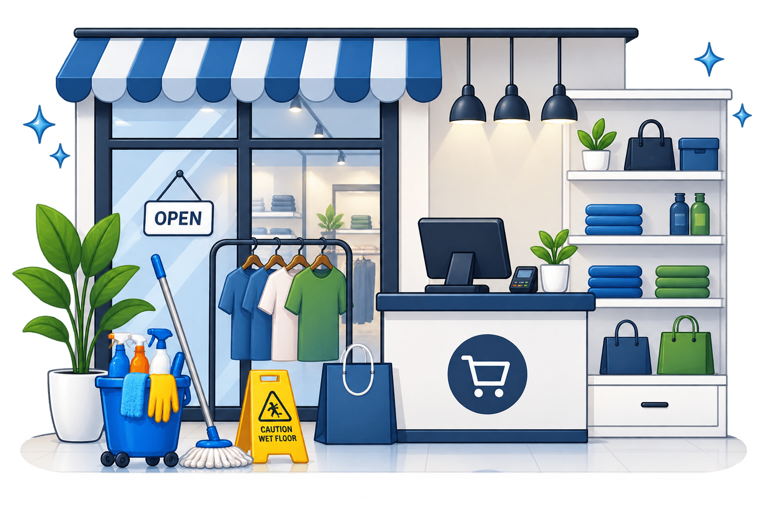 Stores & Shops cleaning service sydney