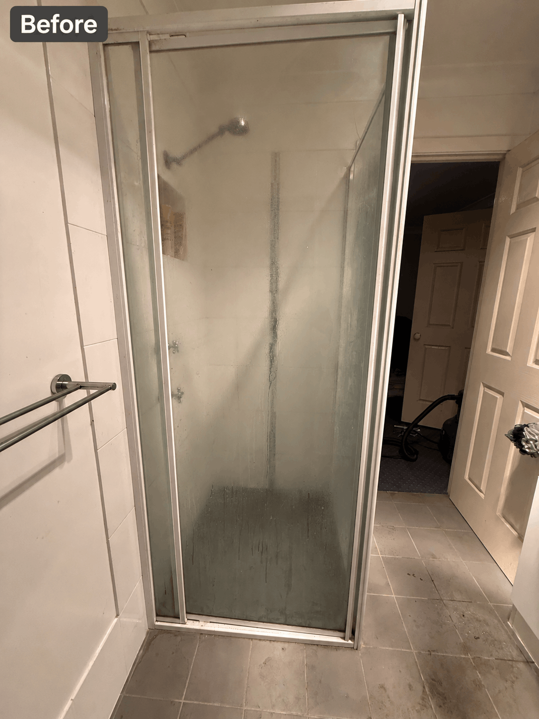 shower screen cleaning